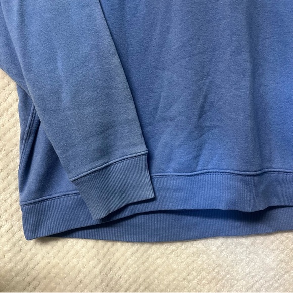 Time and Tru Blue Tie-Dye Crewneck Sweater Casual Comfy - Picture 4 of 6